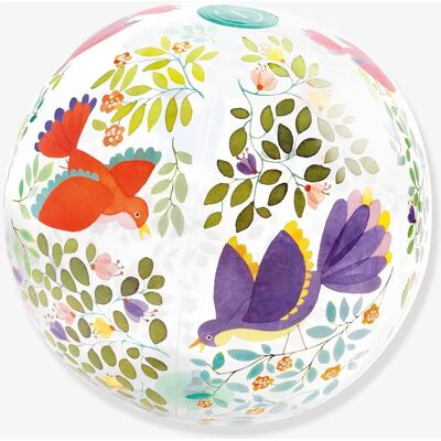 Ballon de Plage Djeco - 35cm - Multicolore - Jouet Gonflable - Publicité Ballon de Plage Djeco - 35cm - Multicolore - Jouet Gonflable - Publicité