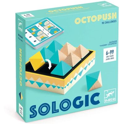 Djeco OctoPush Puzzle Multicolor - Juego de lógica para 6-99 años Djeco OctoPush Puzzle Multicolor - Juego de lógica para 6-99 años