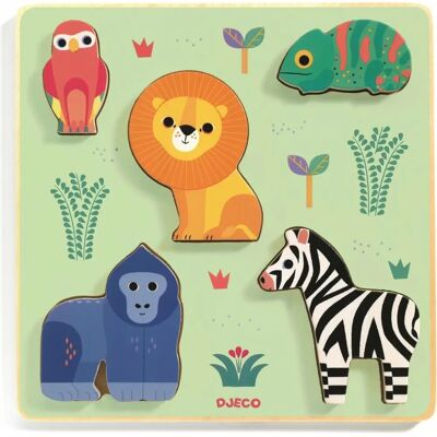 Djeco Gioco di Puzzle Safari - Gioco di Puzzle Djeco Gioco di Puzzle Safari - Gioco di Puzzle