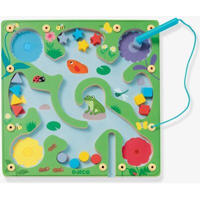 DJECO Labirinto Magnético - Multicolorido - Jogo de classificação magnética para crianças DJECO Labirinto Magnético - Multicolorido - Jogo de classificação magnética para crianças