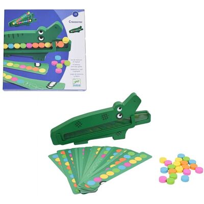 DJECO Crococroc Jeu Éducatif - Correspondance de Couleurs & Logique DJECO Crococroc Jeu Éducatif - Correspondance de Couleurs & Logique