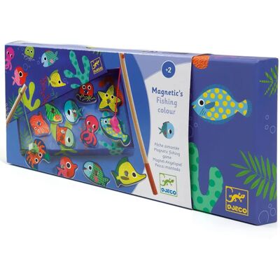 Djeco Wooden Magnetic Fishing Game - Multicolore - Fishing Game Djeco Wooden Magnetic Fishing Game - Multicolore - Fishing Game