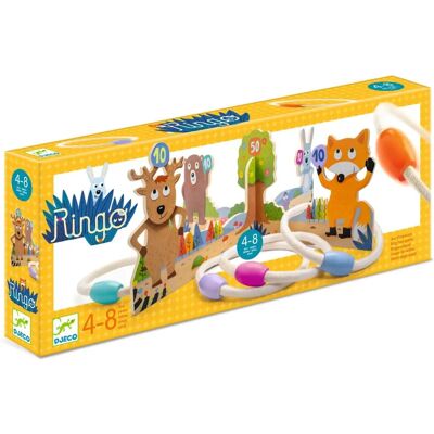 Djeco Ringspel - Dieren - One Size - Buitenspel Djeco Ringspel - Dieren - One Size - Buitenspel