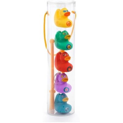 Djeco Angelspiel - Bunte Enten - OneSize - Badespielzeug Djeco Angelspiel - Bunte Enten - OneSize - Badespielzeug