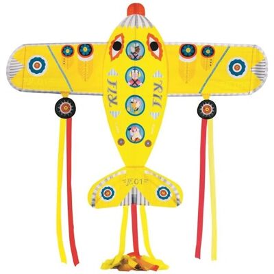 Djeco Maxi Plane - Ptak latawiec - Gra umiejętności - 125x85cm Djeco Maxi Plane - Ptak latawiec - Gra umiejętności - 125x85cm