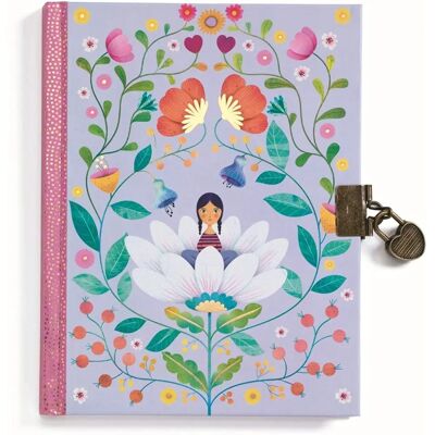 Djeco Marie Geheimes Notizbuch - Schloss & 2 Schlüssel - Geschenk Djeco Marie Geheimes Notizbuch - Schloss & 2 Schlüssel - Geschenk