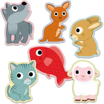 Djeco Jogo de cartas Little Mime para crianças Djeco Jogo de cartas Little Mime para crianças