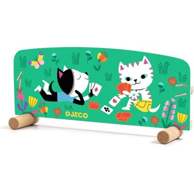 Djeco Modèle DJ05090 Porte-cartes en Bois - Accessoire Multicolore - Publicité Djeco Modèle DJ05090 Porte-cartes en Bois - Accessoire Multicolore - Publicité