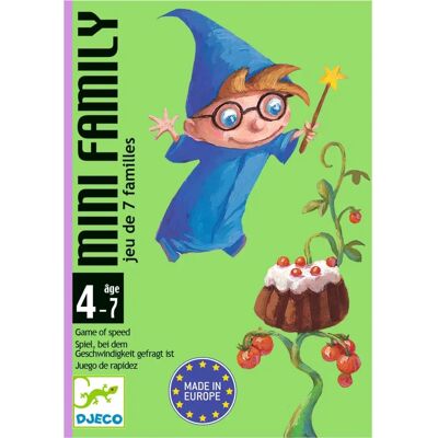 Djeco Mini Family Juego de Cartas - Juego familiar para niños Djeco Mini Family Juego de Cartas - Juego familiar para niños