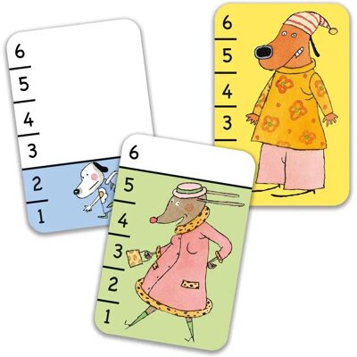 Jogo de Cartas Djeco para Crianças - Bata-Waf - Unissex - Educativo Jogo de Cartas Djeco para Crianças - Bata-Waf - Unissex - Educativo