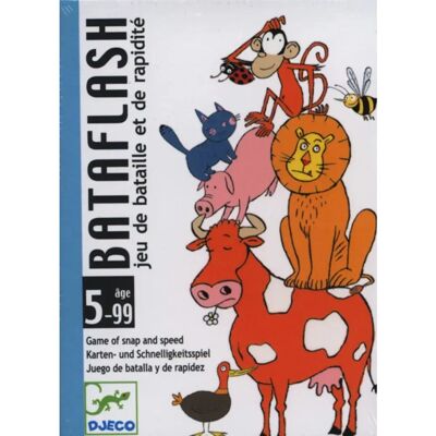 Djeco Modèle Bataflash Jeu de Cartes - Compétences d'Observation - Amusant & Éducatif Djeco Modèle Bataflash Jeu de Cartes - Compétences d'Observation - Amusant & Éducatif