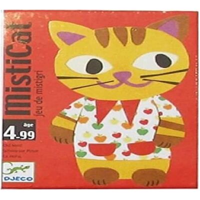 Djeco Pouet! - Juego de fiesta - 33 cartas de gatos para niños Djeco Pouet! - Juego de fiesta - 33 cartas de gatos para niños