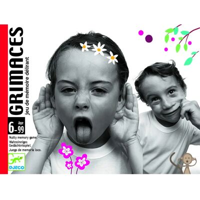 Gioco di memoria Djeco - Grimaces - 72 carte - Dai 6 anni Gioco di memoria Djeco - Grimaces - 72 carte - Dai 6 anni