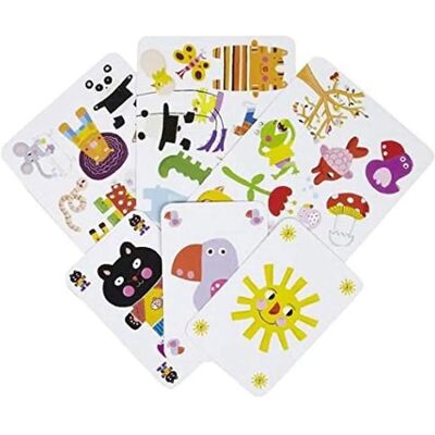 Djeco Minimatch Jeu d'Observation et Cartes - Éducatif Djeco Minimatch Jeu d'Observation et Cartes - Éducatif