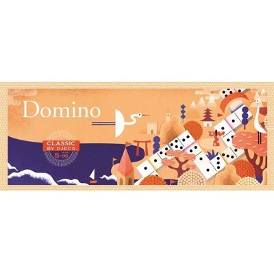 Djeco Modèle Jeu de Domino Classique - Plateau & 28 Pièces - Publicité Djeco Modèle Jeu de Domino Classique - Plateau & 28 Pièces - Publicité