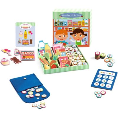 Djeco Mia & Léo kleiner Laden Mehrfarbig - Kinderspielgeschäft Djeco Mia & Léo kleiner Laden Mehrfarbig - Kinderspielgeschäft