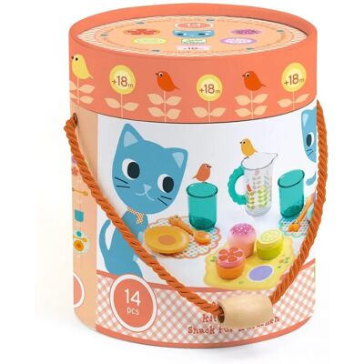 Djeco - Snack pour Chatons Multicolore - Set de Collation pour Enfants - Publicité Djeco - Snack pour Chatons Multicolore - Set de Collation pour Enfants - Publicité