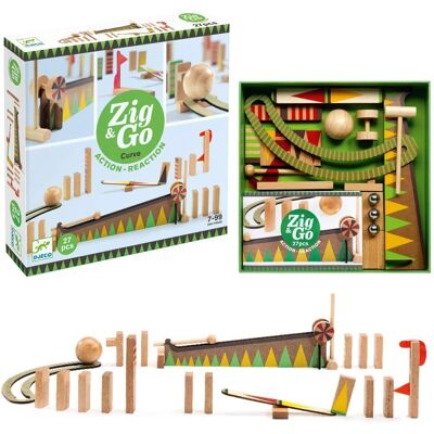 Djeco Zig & Go Ensemble de Construction - Jouet STEM - Publicité Djeco Zig & Go Ensemble de Construction - Jouet STEM - Publicité