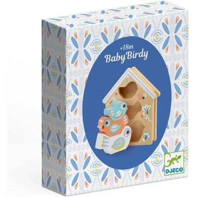 Djeco BabyBirdi Tiroir de Formes en Bois - Jouet Éducatif pour Enfants Djeco BabyBirdi Tiroir de Formes en Bois - Jouet Éducatif pour Enfants