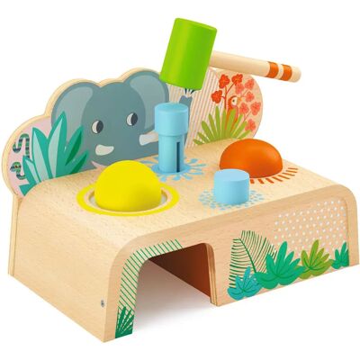 Djeco Multi Tap - Holzspielzeug für Kinder ab 18 Monaten Djeco Multi Tap - Holzspielzeug für Kinder ab 18 Monaten