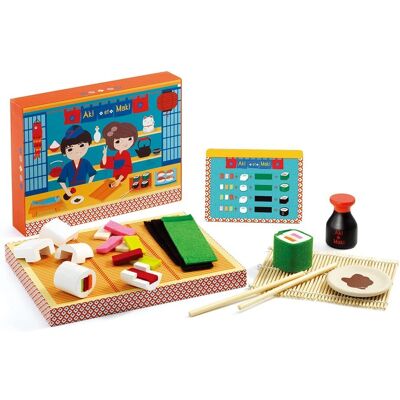 Zestaw sushi DJECO Aki Maki - Edukacyjna zabawka dla dzieci Zestaw sushi DJECO Aki Maki - Edukacyjna zabawka dla dzieci