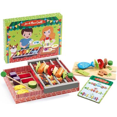 Barbecue en Bois Joe & Max - Jeu d'Imitation pour Enfants - Publicité Barbecue en Bois Joe & Max - Jeu d'Imitation pour Enfants - Publicité
