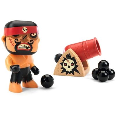 Figurine Pirate Arty Rick & Boumcrack - Jouet Créatif Djeco - Publicité Figurine Pirate Arty Rick & Boumcrack - Jouet Créatif Djeco - Publicité