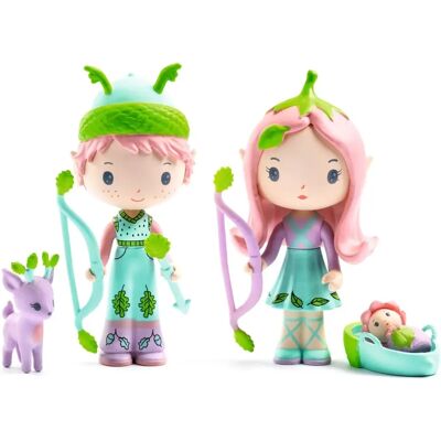 Djeco Tinyly Lily Sylvestre Elf Figuren - Verzamelbare Speelgoed Djeco Tinyly Lily Sylvestre Elf Figuren - Verzamelbare Speelgoed
