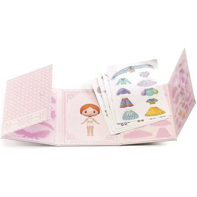 Djeco Miss Lily Tinyly Ensemble d'Autocollants Réutilisables - Tenue de Poupée - Publicité Djeco Miss Lily Tinyly Ensemble d'Autocollants Réutilisables - Tenue de Poupée - Publicité
