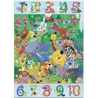 Djeco Model 54stuks Jungle Puzzel - Puzzel, Zoek & Tel Djeco Model 54stuks Jungle Puzzel - Puzzel, Zoek & Tel