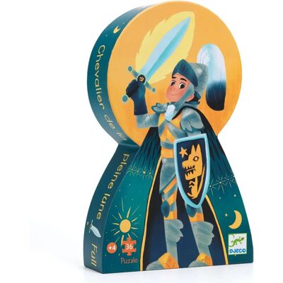 Djeco Volle Maan Ridder Puzzel - 36 stuks Djeco Volle Maan Ridder Puzzel - 36 stuks