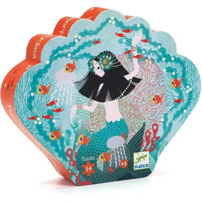 Djeco Wasser Paradies Silhouette Puzzle 54 Teile Djeco Wasser Paradies Silhouette Puzzle 54 Teile