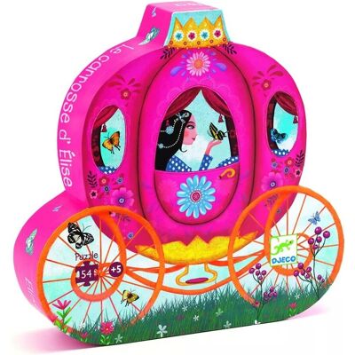Puzzle Djeco Carrozza di Elise 54 pezzi - Principessa Elise - Puzzle educativo Puzzle Djeco Carrozza di Elise 54 pezzi - Principessa Elise - Puzzle educativo