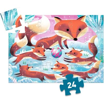 Quebra-cabeça Djeco Ginger Petit Renard - 24 Peças - Tamanho Único Quebra-cabeça Djeco Ginger Petit Renard - 24 Peças - Tamanho Único