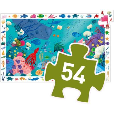 Djeco Modèle 07562 - Puzzle d'observation sous-marin - 54 pièces - Publicité Djeco Modèle 07562 - Puzzle d'observation sous-marin - 54 pièces - Publicité