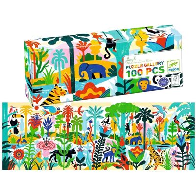 Puzzle de la Selva Djeco 100 piezas - Juego educativo para niños Puzzle de la Selva Djeco 100 piezas - Juego educativo para niños