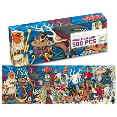 Djeco 500-teilige Galerie Puzzle - Fantasie-Orchester - Bildungsspiel Djeco 500-teilige Galerie Puzzle - Fantasie-Orchester - Bildungsspiel