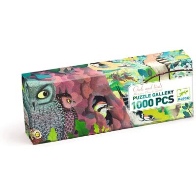 Djeco Uhus und Vögel Panorama Puzzle - Puzzle Typ Djeco Uhus und Vögel Panorama Puzzle - Puzzle Typ