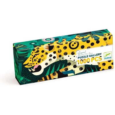 Djeco Leopard 1000-dílné galerie puzzle - Puzzle pro děti Djeco Leopard 1000-dílné galerie puzzle - Puzzle pro děti