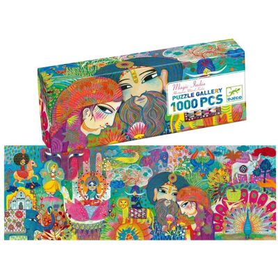 Djeco 1000-Teiliges Galerie-Puzzle - Kunst & Indien - Ab 9+ Djeco 1000-Teiliges Galerie-Puzzle - Kunst & Indien - Ab 9+