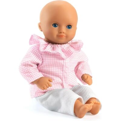 Lalka Baby Alba od Djeco - 32cm - Miękkie ciało - Zamykające się oczy Lalka Baby Alba od Djeco - 32cm - Miękkie ciało - Zamykające się oczy
