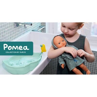 Baignoire pour poupées Djeco - En forme de coquillage avec douchette à oiseaux - Publicité Baignoire pour poupées Djeco - En forme de coquillage avec douchette à oiseaux - Publicité