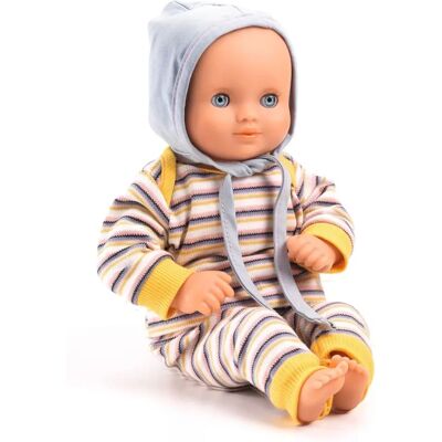Lalka Canary od Djeco - 32 cm - Miękkie vinyl i tkanina - Niemowlę Lalka Canary od Djeco - 32 cm - Miękkie vinyl i tkanina - Niemowlę