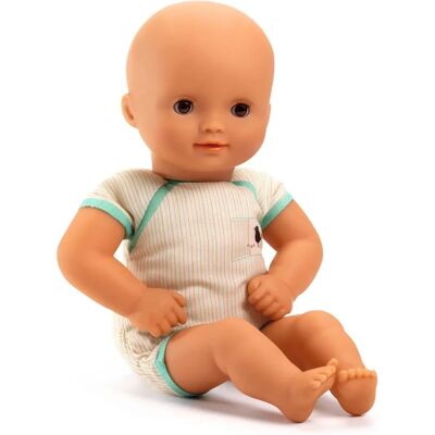 Djeco Pomea Miękka Lalka - 32cm - Zielona - Bezpieczna dla Dzieci Djeco Pomea Miękka Lalka - 32cm - Zielona - Bezpieczna dla Dzieci