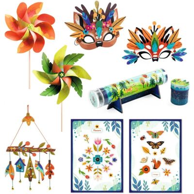 Djeco Coffret Créatif - Nature - Multicolore - Kit pour Enfants - Publicité Djeco Coffret Créatif - Nature - Multicolore - Kit pour Enfants - Publicité