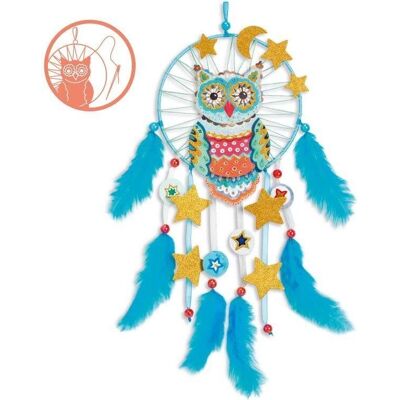 DJeco Kreatives DIY Traumfänger-Set mit Eule DJeco Kreatives DIY Traumfänger-Set mit Eule