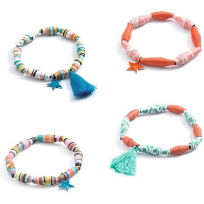 Djeco Zrób to sam zestaw - Kolorowe bransoletki - DIY Djeco Zrób to sam zestaw - Kolorowe bransoletki - DIY