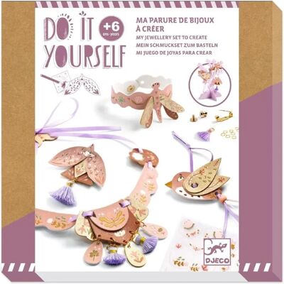Djeco Eco Leer Sieradenset - Creatieve Knutselset voor Kinderen Djeco Eco Leer Sieradenset - Creatieve Knutselset voor Kinderen