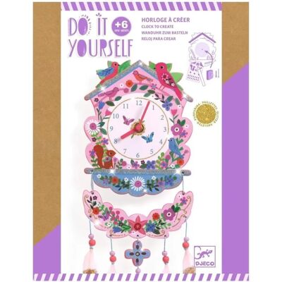 Djeco Modell Koekoek - DIY Wanduhr - Multicolor Djeco Modell Koekoek - DIY Wanduhr - Multicolor