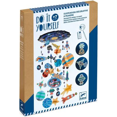 Djeco Solar System DIY Kit - Creative Planet Mobile Djeco Solar System DIY Kit - Creative Planet Mobile